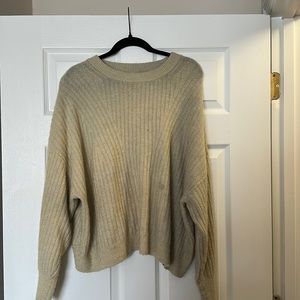 H&M cream sweater